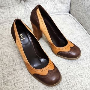 Bakers Michi Tricolor Browns Heel shoes